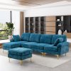 Ouyessir L shaped electional sofa couch 6 seater sofa set