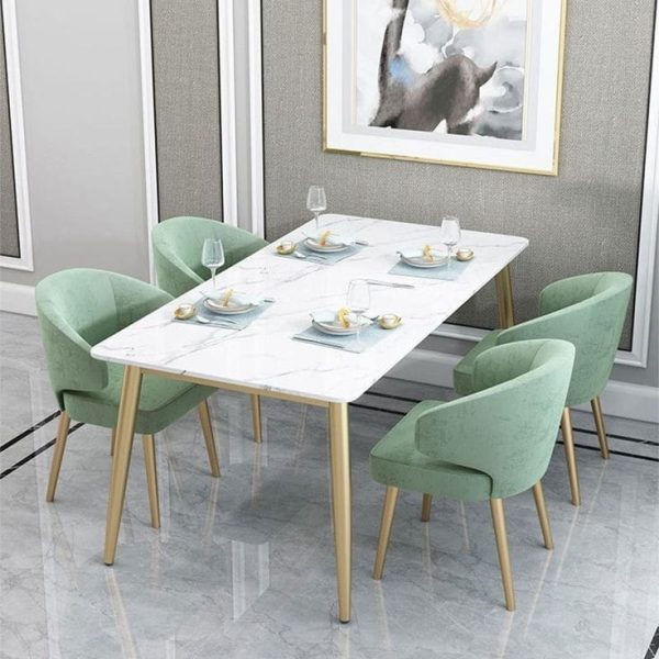 luxury dining table with 4 chairs